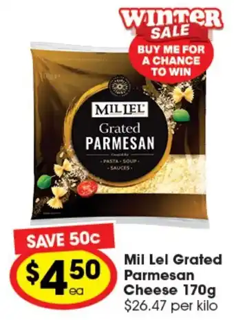 Ritchies Mil Lel Grated Parmesan Cheese 170g offer