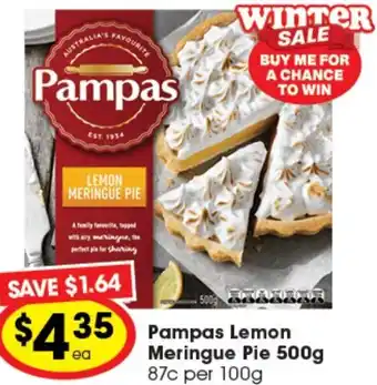 Ritchies Pampas Lemon Meringue Pie 500g offer