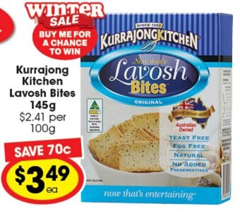 Ritchies Kurrajong Kitchen Lavosh Bites 145g offer