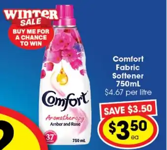 Ritchies Comfort Fabric Softener 750ml offer