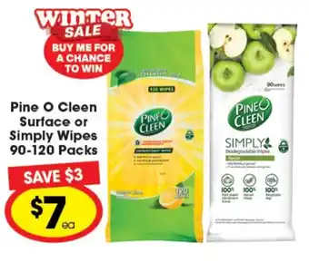 Ritchies Pine o Cleen Surface or Simply Wipes 90-120 Packs offer