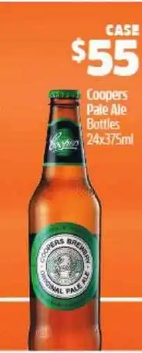 BWS Coopers Pale Ale Bottles offer