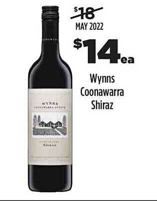 Liquorland Wynns Coonawarra Shiraz offer