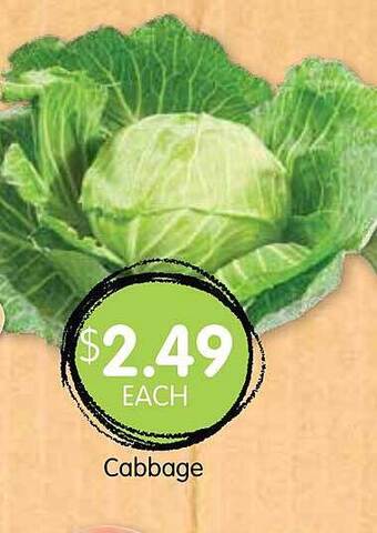 Spudshed Cabbage offer