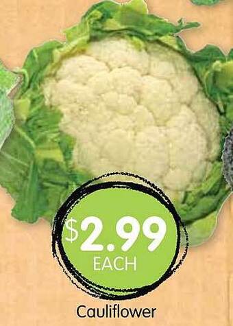 Spudshed Cauliflower offer