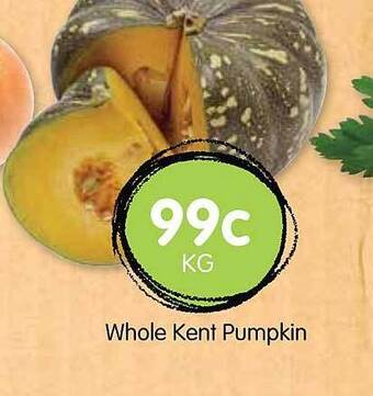 Whole Kent Pumpkin