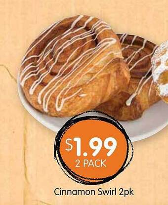 Spudshed Cinnamon Swirl 2pk offer