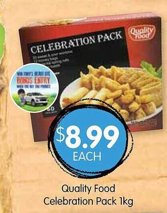 Spudshed Quality Food Celebration Pack 1kg offer