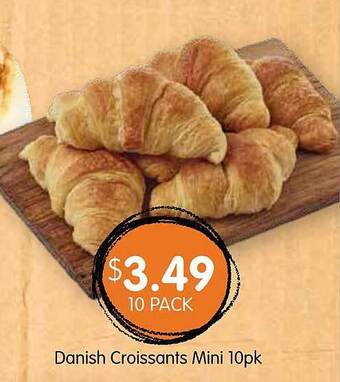 Spudshed Danish Croissants Mini 10pk offer