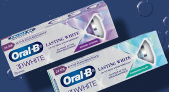 Coles Oral B 3D White Lasting Toothpaste 95g offer