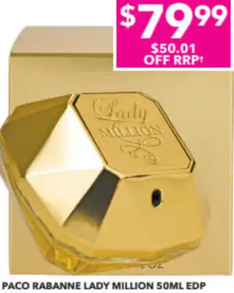 My Beauty Spot Paco Rabanne Lady Million 50ml EDP offer
