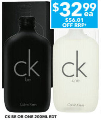 CK Be or One 200ml EDT