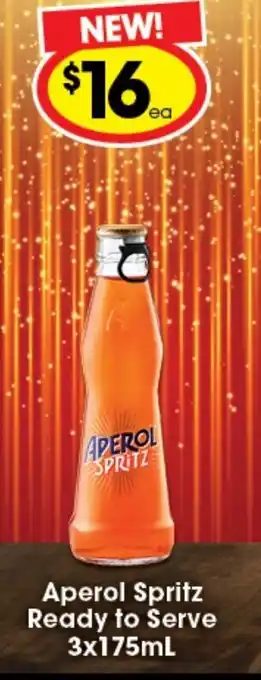 Ritchies Aperol Spritz Ready to Serve 3x175ml offer