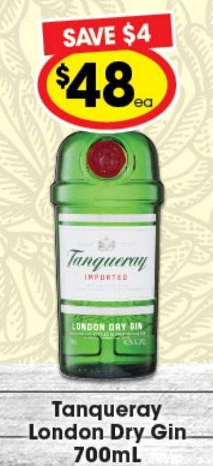 Tanqueray London Dry Gin 700ml