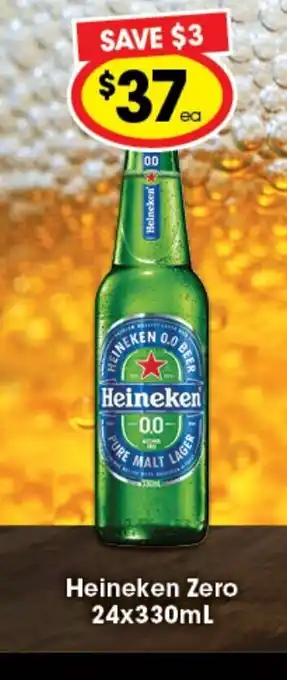 Ritchies Heineken Zero 24x330ml offer