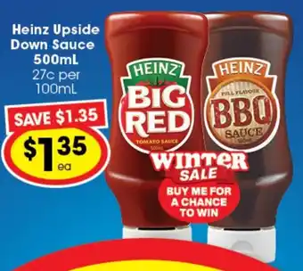 Ritchies Heinz Upside Down Sauce 500ml offer