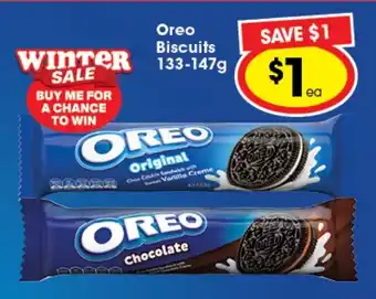 Oreo Biscuits 133-147g