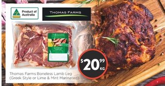 Thomas Farms Boneless Lamb Leg
