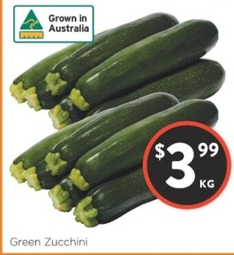 Foodworks Green Zucchini offer