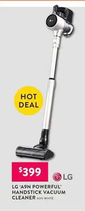 Domayne Lg A9n Powerful Handstick Vacuum Cleaner offer