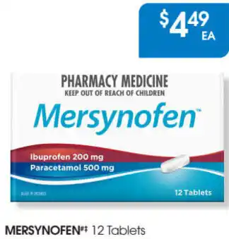 PharmaSave Mersynofen 12 Tablets offer