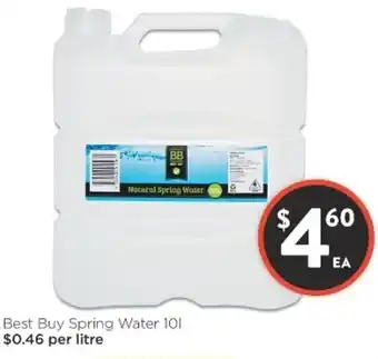Foodworks Spring Water 10L offer