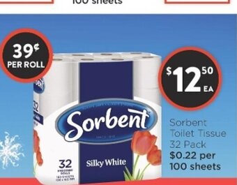 Foodworks Sorbent Toilet Tissue 32 Pack offer