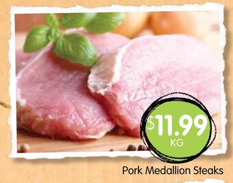 Spudshed Pork Medallion Steaks offer