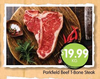 Spudshed Parkfield Beef T-Bone Steak offer