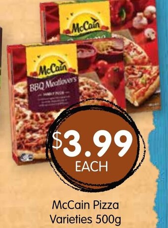 McCain Pizza Varieties 500g