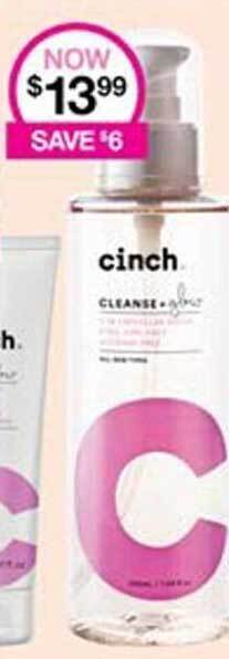 Priceline Cinch Skincare Range offer