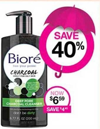 Priceline Bioré Skincare Range offer