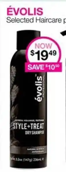 évolis Selected Haircare Products