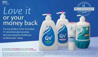 Priceline Ego Qv Range offer