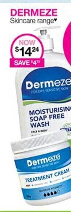 Priceline Dermeze Skincare Range offer
