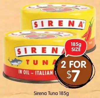 Spudshed Sirena Tune 185g offer