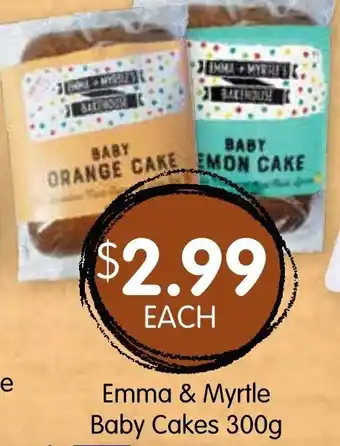 Emma & Myrtle Baby Cakes 300g