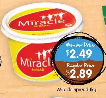 Spudshed Miracle Spread 1kg offer