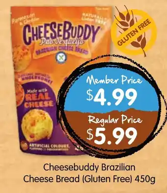 Spudshed Cheesebuddy Brazilian Cheese Bread 450g offer