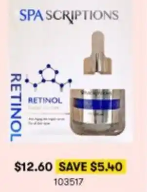 Retinol Spa Scriptions 103517