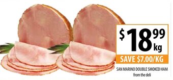 Supabarn San Marino Double Smoked Ham from the Deli offer