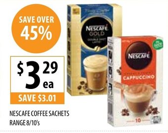 Supabarn Nescafe Coffee Sachets Range 8/10's offer