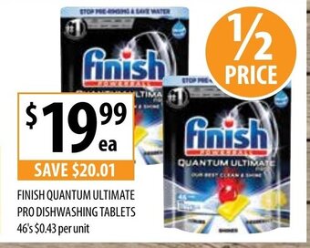 Supabarn Finish Quantum Ultimate Pro Dishwashing Tablets offer