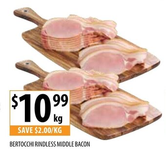 Supabarn Bertocchi Rindless Middle Bacon offer