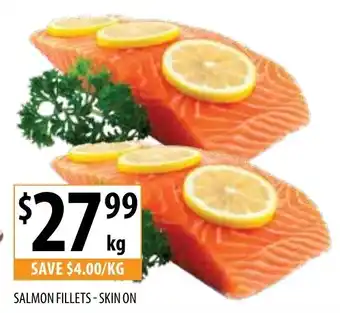 Supabarn Salmon Fillets-Skin On offer