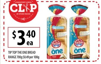 Supabarn Tip Top The One Bread Range 700g offer