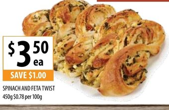 Spinach and Feta Twist 450g