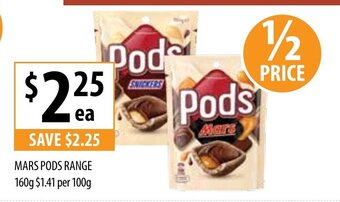 Mars Pods Range 160g