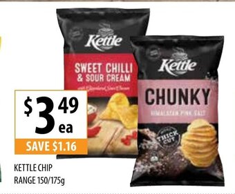 Supabarn Kettle Chip Range 150/175g offer