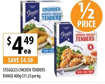 Supabarn Steggles Chicken Tenders Range 400g offer